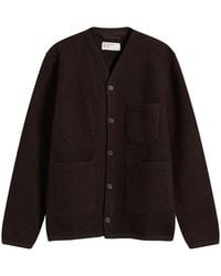 Universal Works - Wool Fleece Cardigan - Lyst