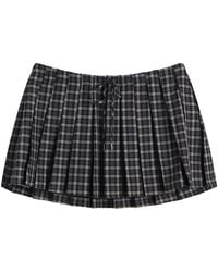 GOOD AMERICAN - Pleated Mini Skirt - Lyst