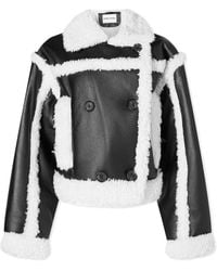 Stand Studio - Kristy Faux Shearling Jacket - Lyst