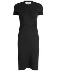 Coperni - C-Logo Gathered Mini Dress - Lyst