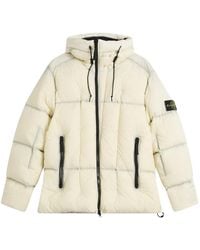 Stone Island - Seam Faded Light Nylon Tela Down Jacket - Lyst