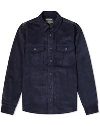 Filson 12-wale Corduroy Shirt - Blue