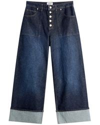 Damson Madder - Gigi Baggy Wide Turn Jeans - Lyst