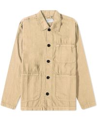 Universal Works - Herringbone Cotton Field Jacket - Lyst