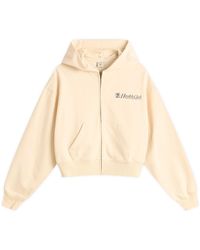 Sporty & Rich - Lion Health Cropped Zip Hoodie - Lyst