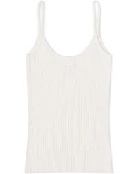 Courreges - Reedition Knit Tank Top Heritage - Lyst