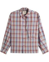 Snow Peak - Fade Check Breezy Shirt - Lyst
