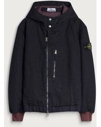 Stone Island - Diagonal Cotton Wool-Tc Garment Dyed Jacket - Lyst