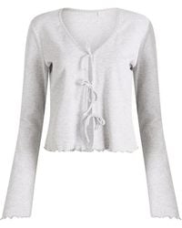 Tala - Sleep Lounge Tie Cardigan - Lyst