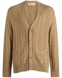 Ami Paris - Cable Stitch Cardigan - Lyst