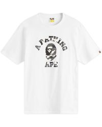 A Bathing Ape - City Camo College T-Shirt - Lyst