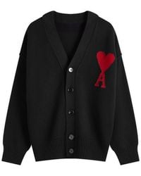 Ami Paris - Ami Adc Big Cardigan - Lyst