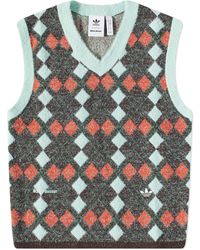adidas - Consortium X Wales Bonner Knitted Vest - Lyst