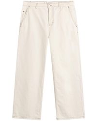 Ami Paris - Light Denim Wide Fit Jeans - Lyst