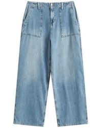 GOOD AMERICAN - Lite Linen Denim Pants - Lyst