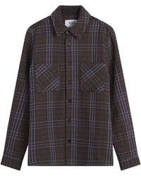 Wax London - Whiting Skate Check Overshirt - Lyst