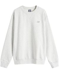 New Balance - Nb Athletics French Terry Crew - Lyst