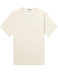 C.P. Company - 30/2 Mercerized Jersey Twisted Pocket T-Shirt - Lyst