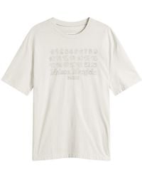 Maison Margiela - Numbers Jersey T-Shirt - Lyst