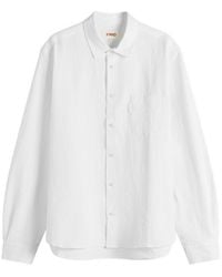 YMC - Curtis Seersucker Shirt - Lyst