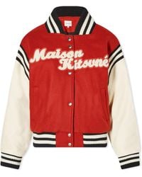 Maison Kitsuné - Varsity Jacket - Lyst