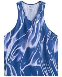 Nike - Running Aeroswift Aop Singlet - Lyst
