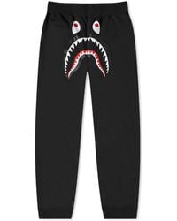 BAPE/A/Bathing Ape Shark Head Sports Trousers Men Cotton Sweatpants Pants