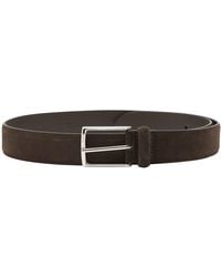 Anderson's - Andersons Suede Leather Belt - Lyst