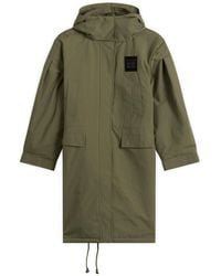 Ganni - Ripstop Tri-Layer Parka Coat - Lyst