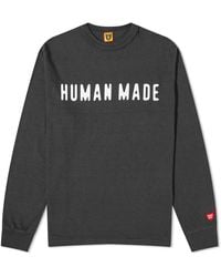 Human Made - Arch Logo Long Sleeve T-Shirt - Lyst