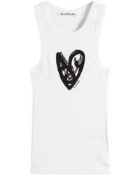 Acne Studios - Sleeveless T-Shirt - Lyst