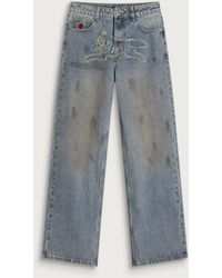 ICECREAM - Applique Running Dog Denim Pant - Lyst