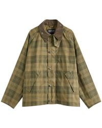 Barbour - Transport Check Cotton Casual Jacket - Lyst