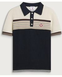 CASABLANCA - Cafe Stripe Polo Shirt - Lyst
