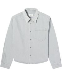 Ami Paris - Denim Shirt - Lyst