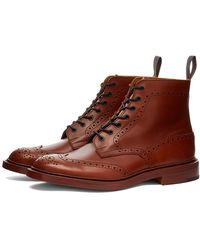 Trickers Stowcalfdainite Other Materials Ankle Boots in Black for Men Mens Shoes Boots Casual boots 