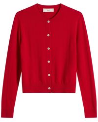 DUNST - Essential Crewneck Knit Cardigan - Lyst