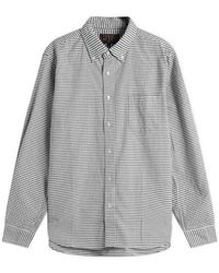 Beams Plus - Button Down Gingham Oxford Shirt - Lyst