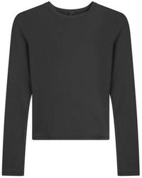 Skims - Cotton Jersey Long Sleeve T-Shirt - Lyst