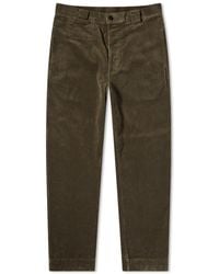 MHL by Margaret Howell Corduroy Tapered Trouser - Green