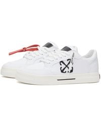 Off-White c/o Virgil Abloh - Off- Vulcanzied Canvas Sneakers - Lyst