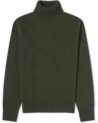 Universal Works - Eco Wool Roll Neck Knit - Lyst