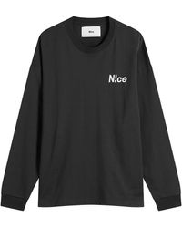 N!CE - Logo Long Sleeve T-Shirt - Lyst