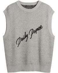 Daily Paper - Script Logo Knit Vest - Lyst