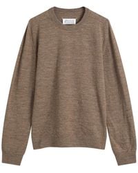 Maison Margiela - Elbow Patch Crew Neck Jumper - Lyst