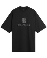 Balenciaga Bb T-shirt in White for Men | Lyst