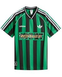adidas - Striped Jersey - Lyst