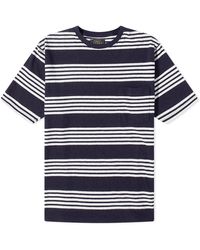 Beams Plus - Stripe Nep Pocket T-Shirt - Lyst