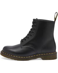 Dr. Martens - Black 101 Ys Smooth Leather Boots - Lyst