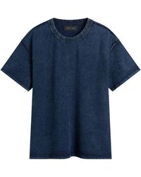 Les Tien - Heavyweight Binded Neck Inside Out T-Shirt - Lyst